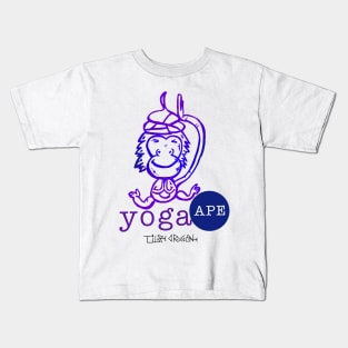 Yoga ape Kids T-Shirt